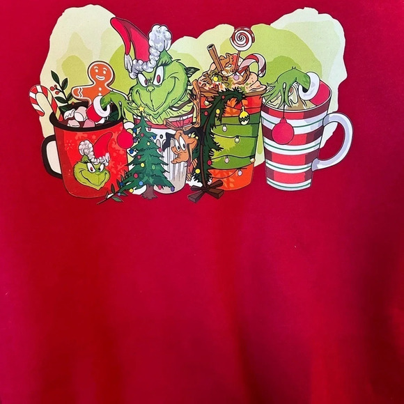 Grinch sweatshirt youth large - Picture 3 of 3